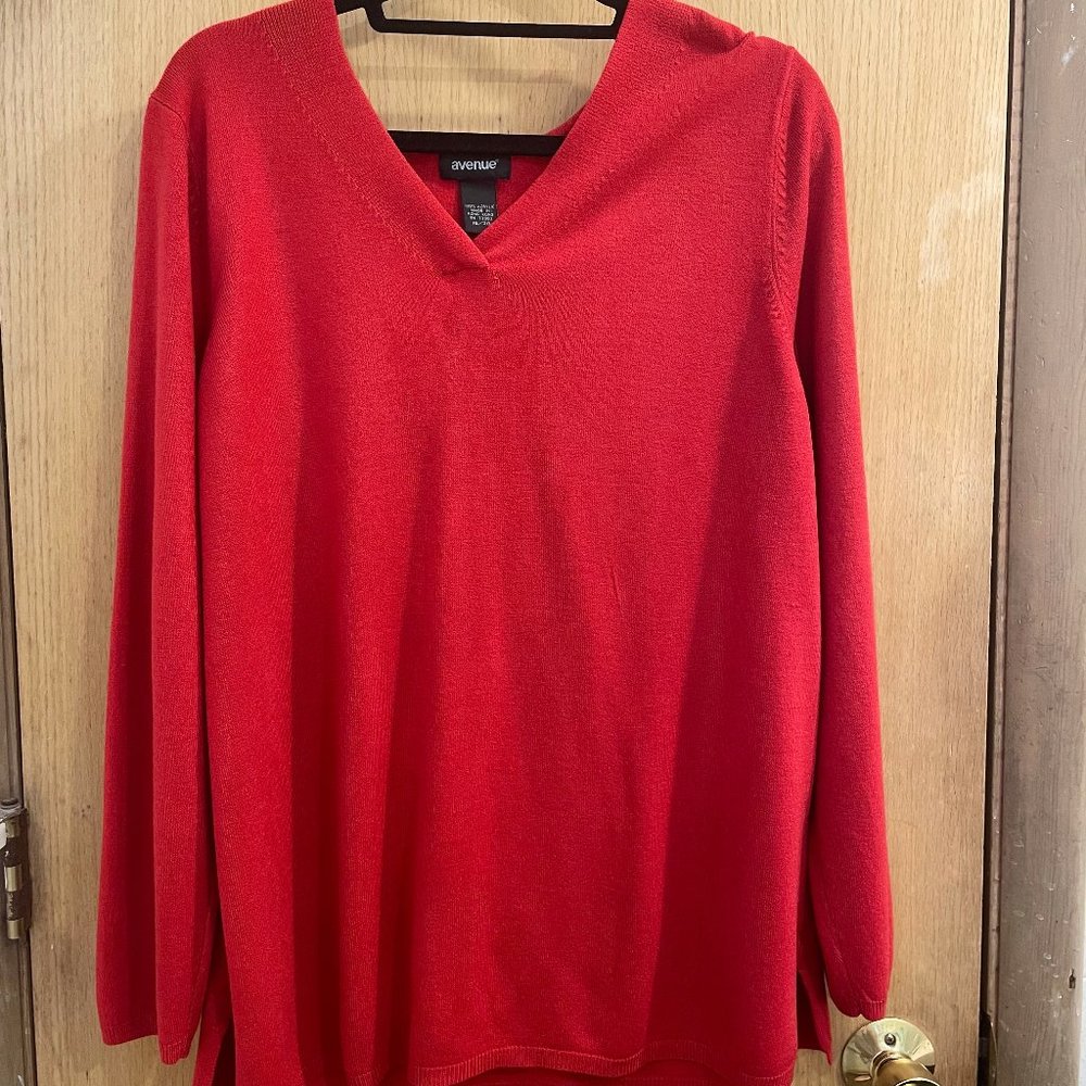 Avenue Women's Red Top